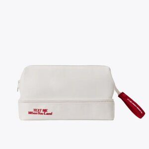 BEIS The Dopp Kit in Ghost White - Lonely Ghost